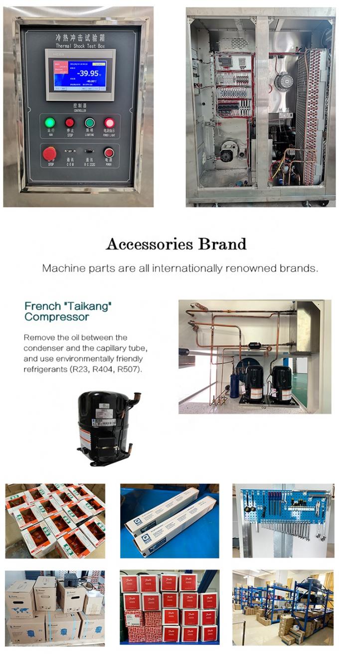 Περιβαλλοντική κλιματολογική μηχανή δοκιμής θερμικού κλονισμού αιθουσών ανακύκλωσης υγρασίας θερμοκρασίας 1