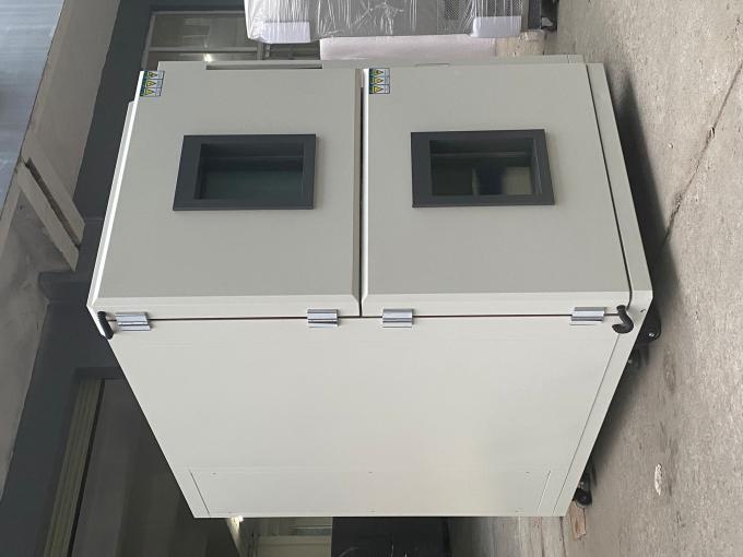 Δύο κιβωτίων γρήγορο υγρό αντίκτυπου αλλαγής καυτό στην υγρή αίθουσα θερμικού κλονισμού 0