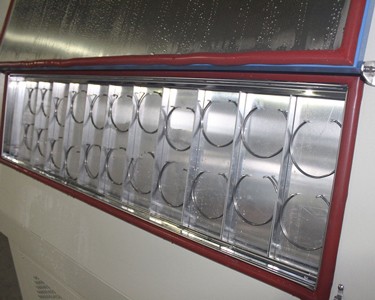 ASTM G154 εργαστηρίων διάβρωσης UVA λαμπτήρων επιταχυνόμενη φως αίθουσα δοκιμής γήρανσης UV 2