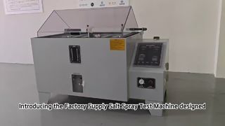 Μηχανικοί θάλαμοι ψεκασμού αλατιού με δακτύλιο: επαλήθευση διάβρωσης εξαρτημάτων