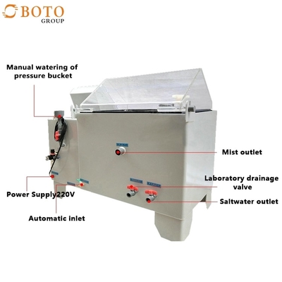 B-SST-120L NSS ASTM-B117 Saline Test Method 35±1℃ Salt Spray Test Machine