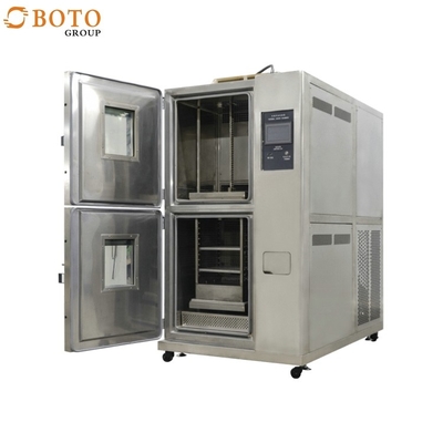 Θερμικό θάλαμο δοκιμής σοκ, -40C ~ 150C Δύο ζώνες, 10s χρόνος μετατροπής
